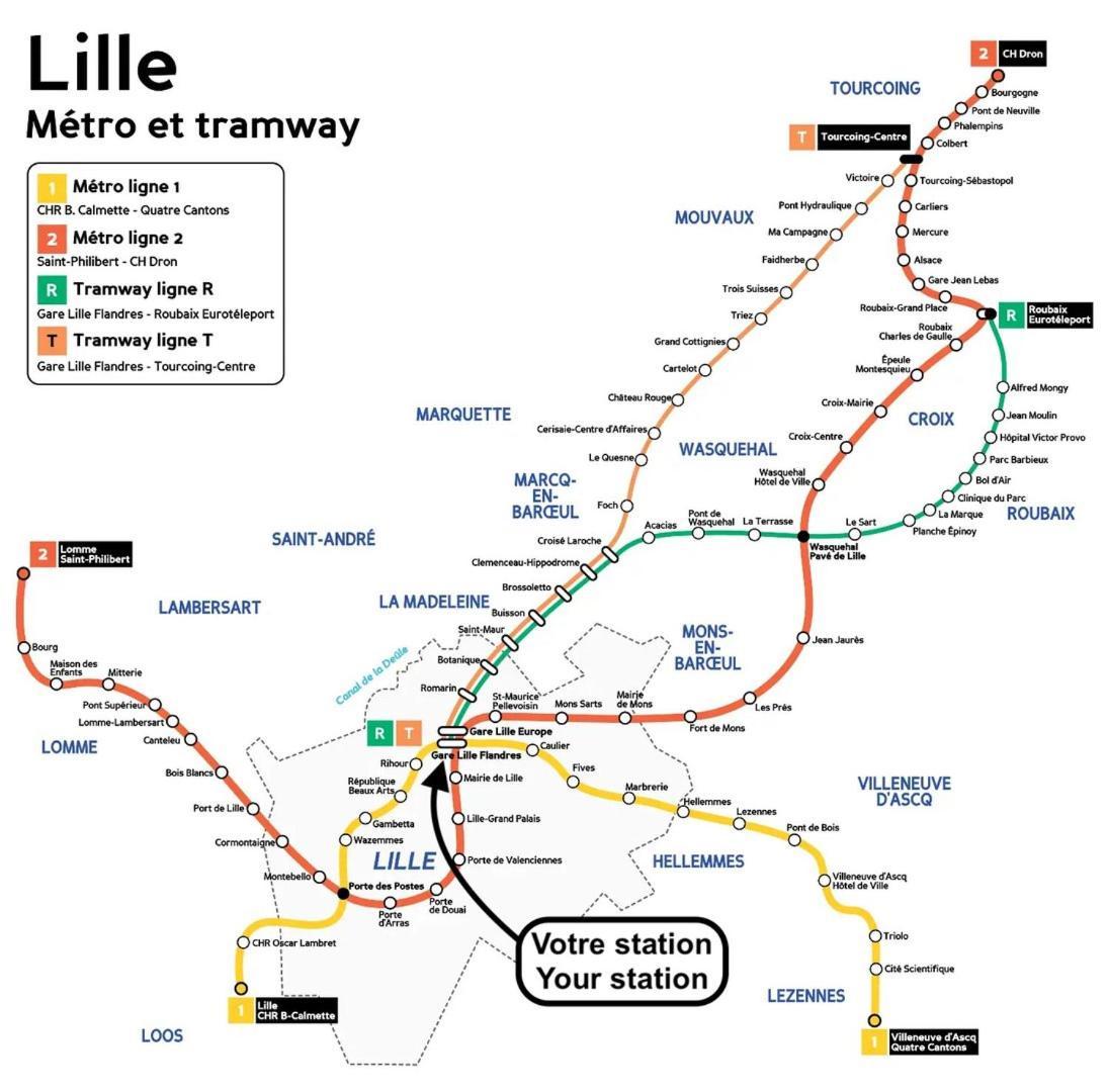 Lille Centre - Nice Ap. 4Pers Kültér fotó